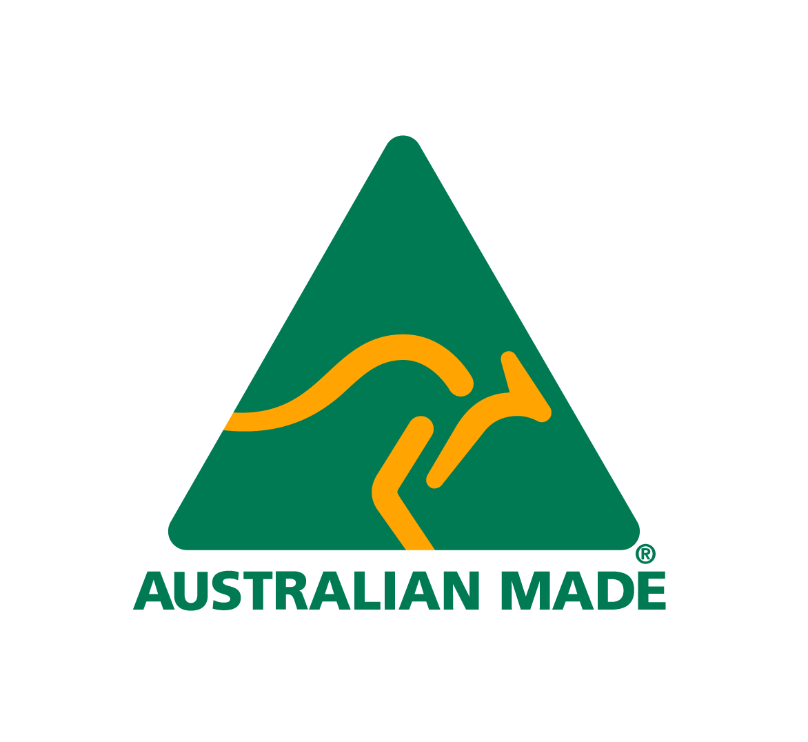 Australian Made certification logo. View our certificate.